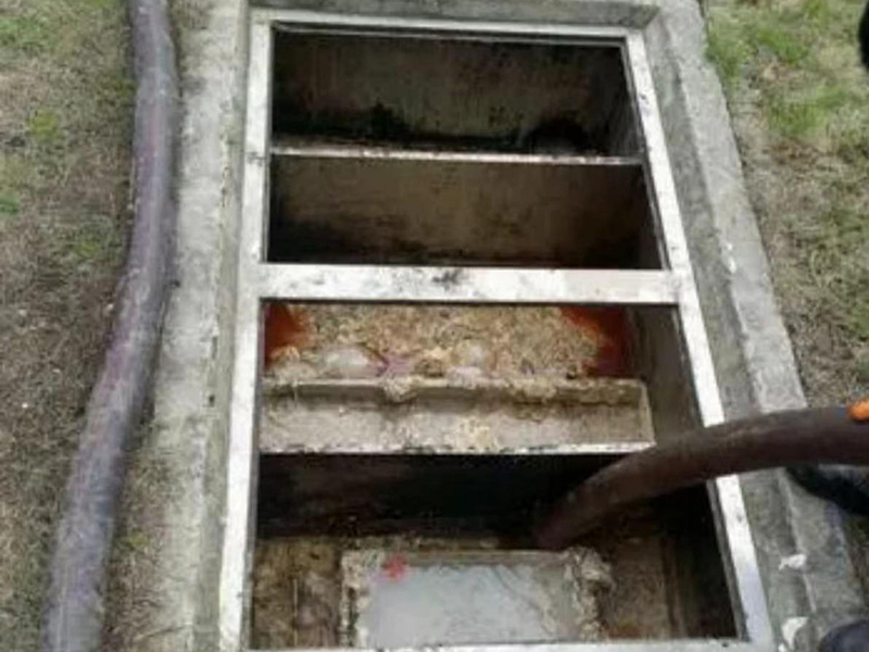 东至隔油池清理